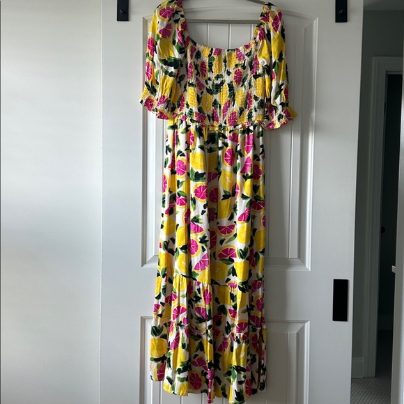Steve Madden Multicolor Smocked Maxi Dress - Picture 1 of 5